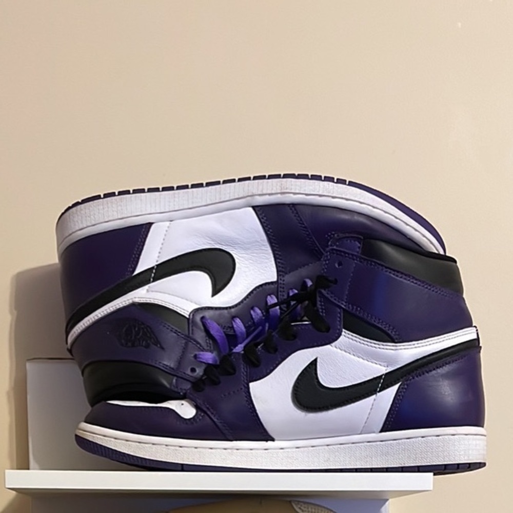 jordan 1 court purple high
